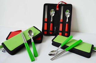 精美不銹鋼環(huán)保餐具 時(shí)尚皮包勺筷4件套產(chǎn)品大圖 揭陽(yáng)市華典世通不銹鋼禮品廠